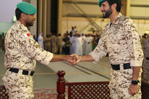 قائد الحرس الملكي يستقبل مجموعة قوة الواجب المشاركة في 'إعادة الأمل' 