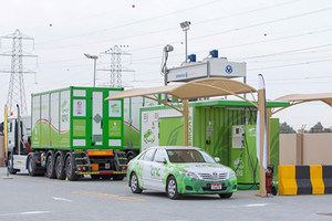 دبي توفر محطة لتزويد المركبات بالغاز الطبيعي المضغوط