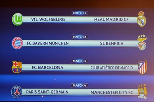 قرعة 'متفاوتة القوة' لدور الثمانية بدوري أبطال أوروبا