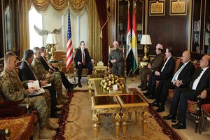 بارزاني يبحث مع مبعوث الرئيس الاميركي استعدادات تحرير 'الموصل'