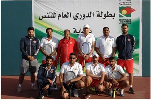 فريق الداخلية (ب) ثالث الدوري العام للتنس