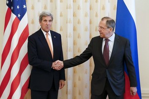 بدء المحادثات بين كيري ولافروف في موسكو بشأن النزاع السوري