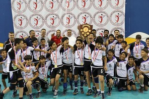 بالصور... داركليب بطلاً لدوري الصغار للكرة الطائرة