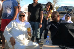 بالصور... المخرج علي العلي يواصل تصوير مسلسل 'باب الريح' 