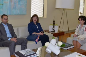 الشيخة مي تستقبل وزيرة الثقافة الأردنية... وتشيد بالعلاقات الثقافية مع الأردن