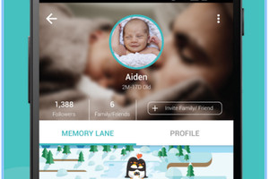 نظم صور وفيديوهات طفلك عبر تطبيق 'First Smile – Baby Scrapbook'