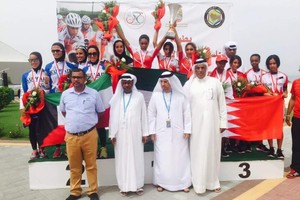 نواعم الدراجات يفزن ببرونزية 'ضد الساعة فرقي' خليجيا