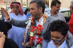 شاهد الصور... مهدي أبوديب يعانق الحرية