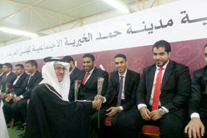 محافظ الشمالية يحضر الزواج الجماعي الخامس بمدينة حمد