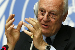 الموفد الدولي الخاص ستافان دي ميستورا يصل الى دمشق