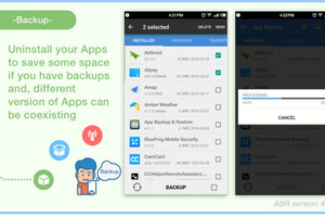 لعمل نسخة احتياطبية من تطبيقاتك استخدم 'App Backup & Restore'