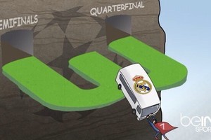 كاريكاتير bein sports: 'سوبر رونالدو' أنقد ريال مدريد... هل تؤيد ذلك؟