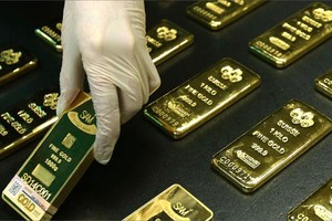 الذهب يهبط مع استمرار صعود الدولار