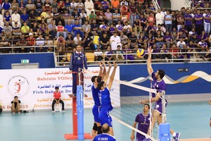 داركليب يكسب النهائي الأول لدوري الطائرة على حساب النصر