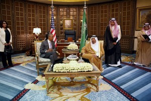 وصول الرئيس الأميركي باراك اوباما إلى السعودية