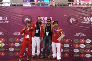 انجاز جديد للمصارعة الحرة البحرينية بذهبية آدم وتأهله إلى 'ريو دي جانيرو 2016'