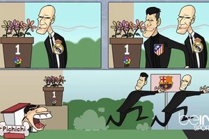 كاريكاتير beIN Sports: سواريز يحمي صدارة برشلونة ويتقدم في سباق البيتشيتشي