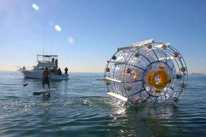 إنقاذ إيراني أبحر من فلوريدا إلى «برمودا» على «تاير عملاق»