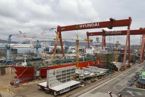 توقع عمليات تسريح واسعة للعمال بقطاع بناء السفن في كوريا الجنوبية