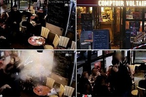 فيديو لانتحاري باريس وهو يفجر نفسه بصعق حزامه الناسف