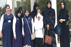 طلبة التأهيل الأكاديمي والمهني يزورون مركز شيخان الفارسي