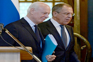 لافروف يلتقي دي ميستورا في موسكو الثلثاء