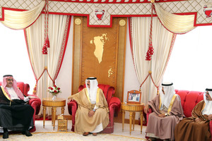 العاهل يستقبل رئيس مجلس إدارة مجلس الشرق الأوسط وإفريقيا لطب العيون