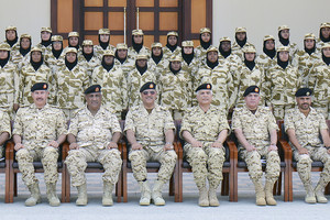 انتهاء فترة الإعداد والتدريب العسكري لمجموعة المتدربين الإناث من وحدة القوة الاحتياطية الملكية