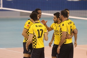 شاهد صور فوز الأهلي على النصر في كأس ولي العهد للكرة الطائرة