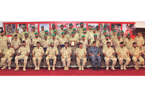 قوة دفاع البحرين تُخرج إحدى الدورات المتخصصة بوحدة الصيانة الفنية