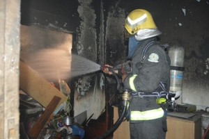 حريق يلتهم محلاً للأقمشة في المدينة المنورة