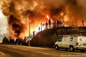 لاجئون سوريون يساعدون ضحايا الحرائق في كندا