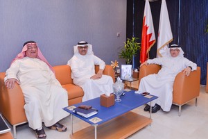 عسكر يستقبل رئيس الاتحاد البحريني للدفاع عن النفس