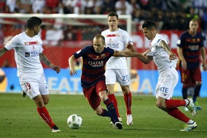 انيستا: لقب كأس الملك جاء ليتوج موسما رائعا لبرشلونة