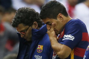 الإصابة قد تبعد سواريز عن المشاركة بكوبا أميركا