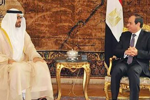 الرئيس المصري يستقبل محمد بن زايد للمرة الثانية في شهر