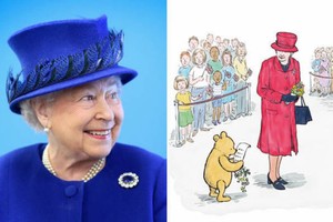 مغامرة بين 'ويني ذي بو' والملكة اليزابيث بمناسبة بلوغهما التسعين 