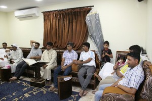 بالصور... مجلس أبناء المرحوم السيد علي هاشم بالمالكية افتتح منذ السبعينيات 