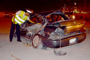 بالصور... أول حادث وفاة بشهر رمضان بمصرع شخص وإصابة 3