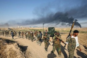 قدم للقوات العراقية في المحور الجنوبي لمدينة الموصل