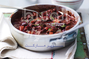 ﻿يخنة اللحم البقري مع الشمندر