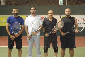 غدا لقاءات حاسمة لتحديد المتأهلين لنهائيات بطولة المرحوم يوسف المؤيد الرمضانية في التنس