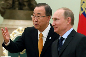 الكرملين: بوتين سيبحث مع بان كي مون ودي ميستورا الأزمة السورية في منتدى بطرسبورغ الاقتصادي