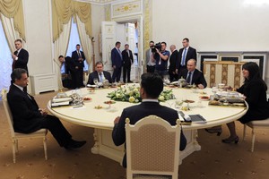 بوتين يلتقي قادة الاتحاد الاوروبي والأمم المتحدة خلال منتدى روسيا الاقتصادي