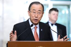 ﻿بان كي مون يعبر عن قلقه لـ «قمع المعارضة» في البحرين