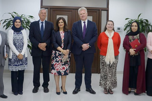  القائم بأعمال أمين عام 'التعليم العالي' تستقبل وفداً من مجلس الاعتماد البريطاني