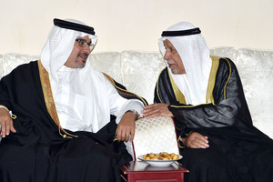 بالصور... ولي العهد يزور مجلس عبدالله حمد النعيمي