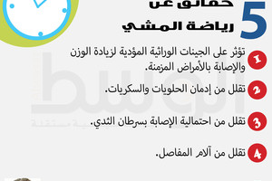 دقيقة من أجلك... 5 حقائق عن رياضة المشي