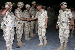 رئيس هيئة الأركان يشهد تمرين القيادا‎ت   