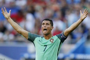 رونالدو يواصل تحطيم الأرقام القياسية في يورو 2016